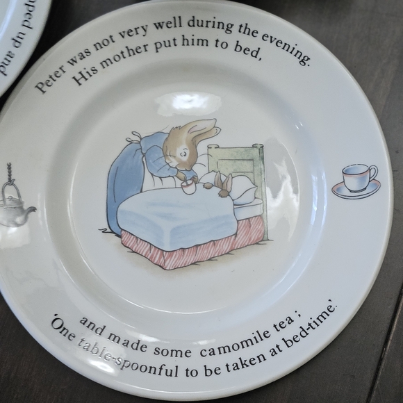 Wedgewood Nursery 3 Piece Set, Made In England - Picture 4 of 12